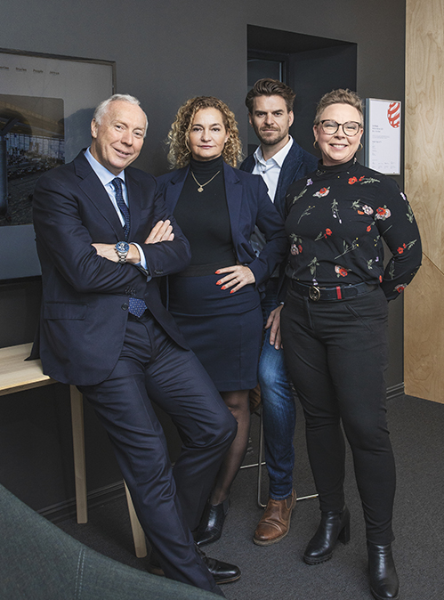 Kjell Rusti, Ulla Sommerfelt, Paal Holter og Anette Urhamar